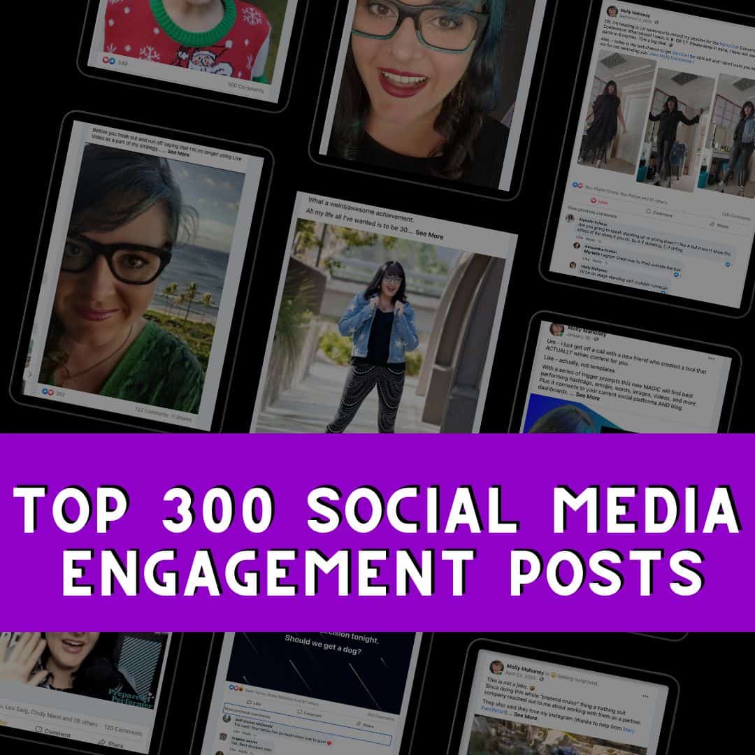 TOP 100 social media engagement POSTS